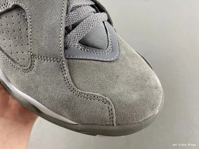 1st Kicks Shoes 8 Cool Grey 305381-014 Jordan Retro 0716